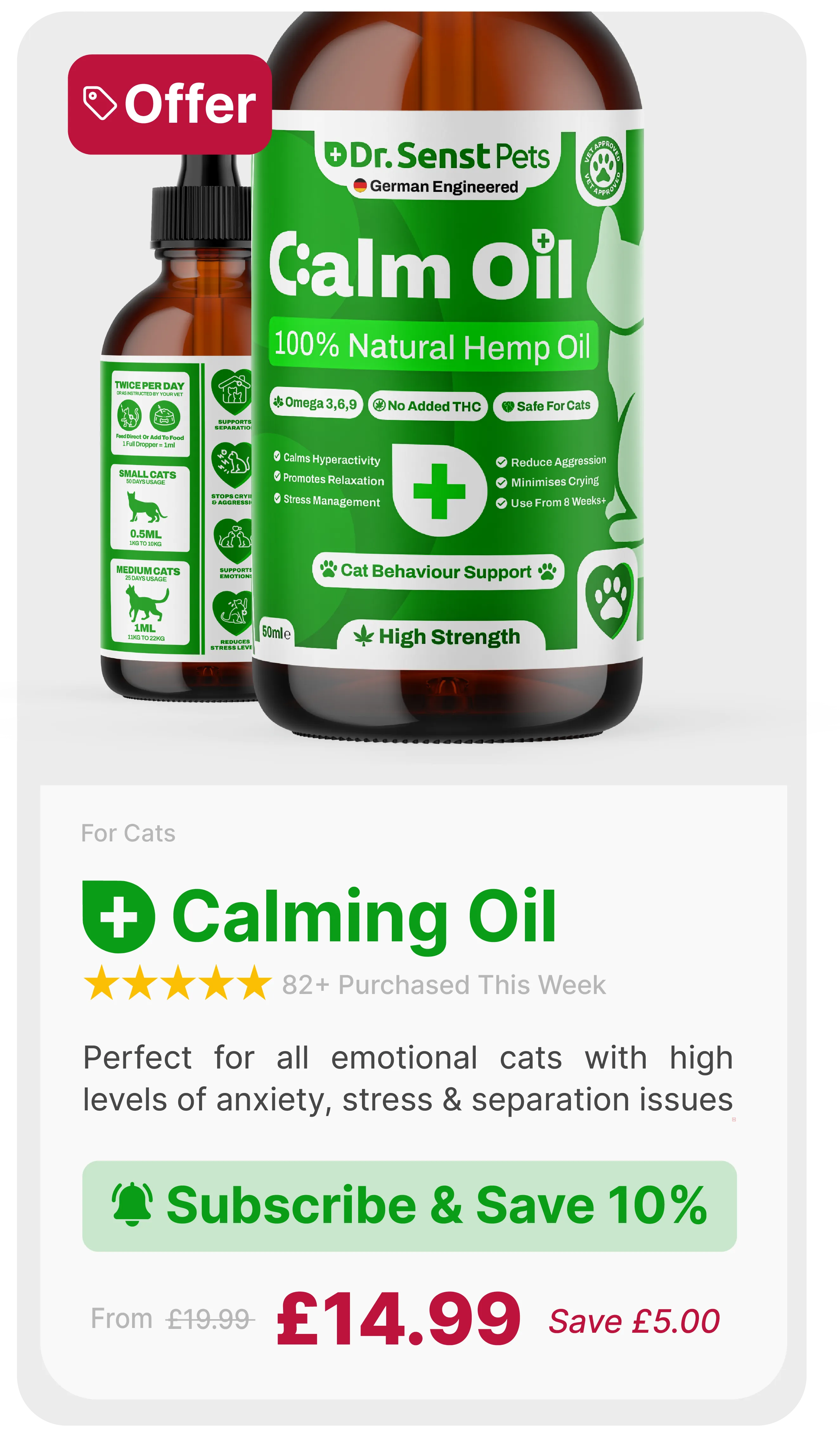 cat calming oil