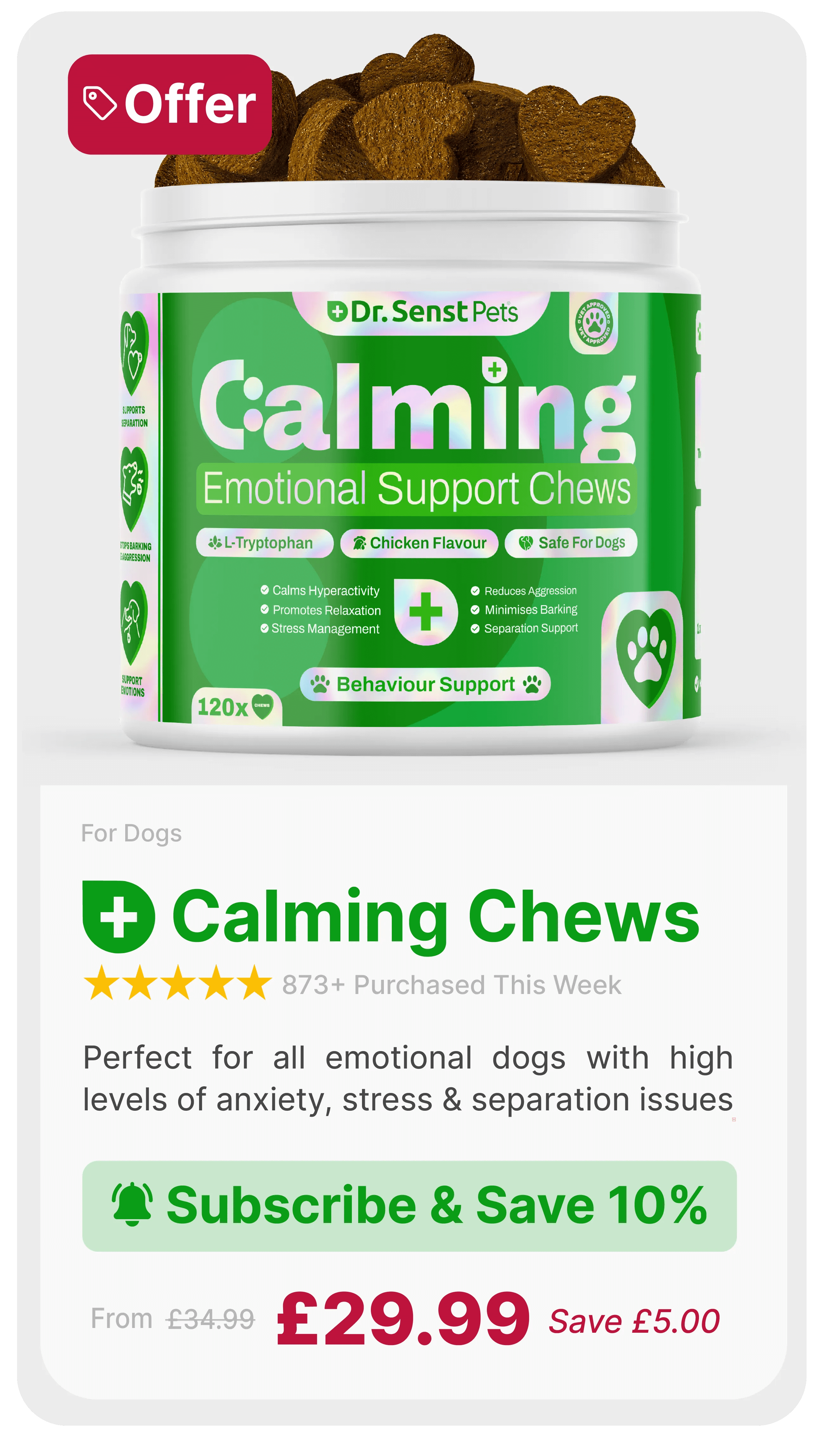 dog calming treats