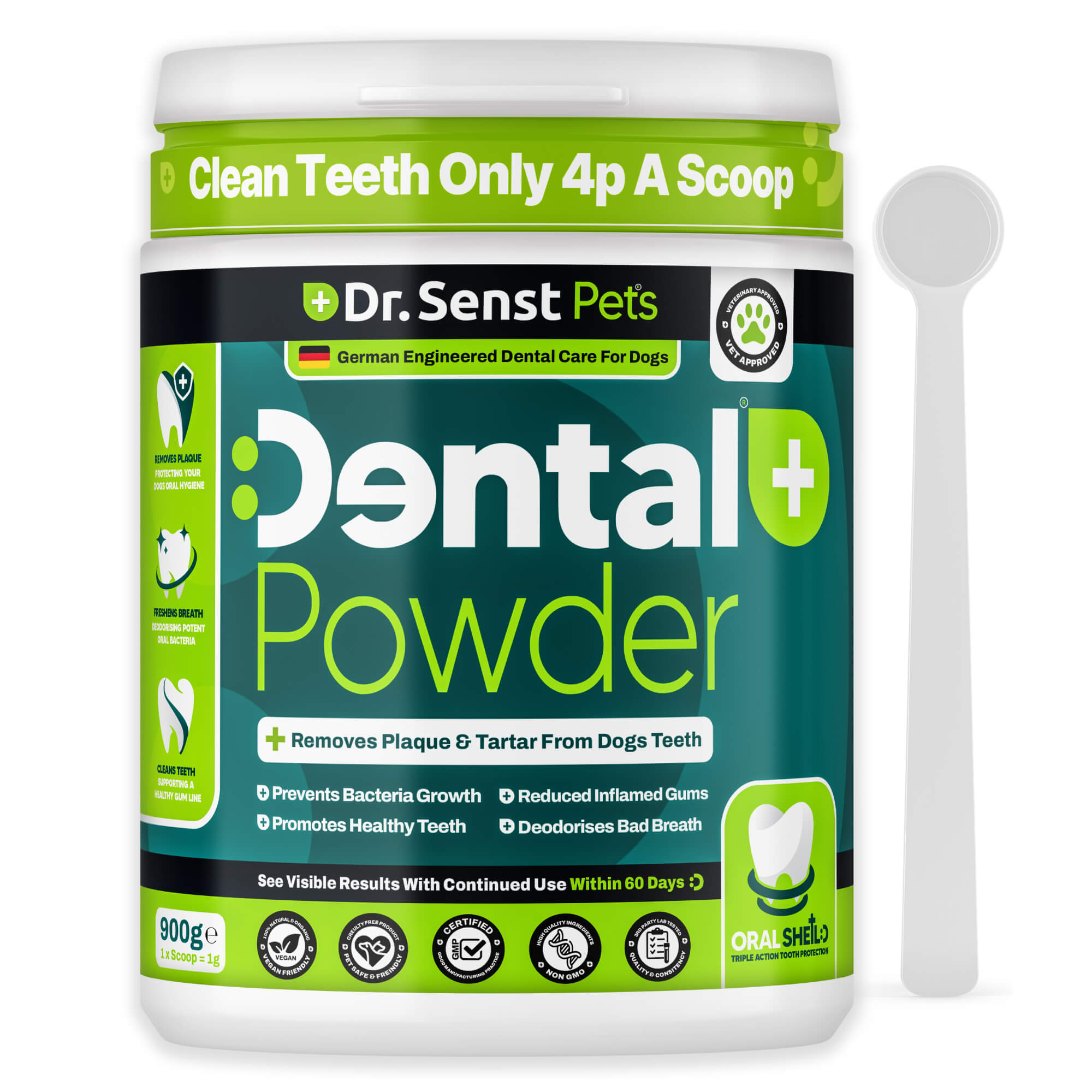 Plaque Off Dental Powder Fights Plaque, Tartar & Gum Disease