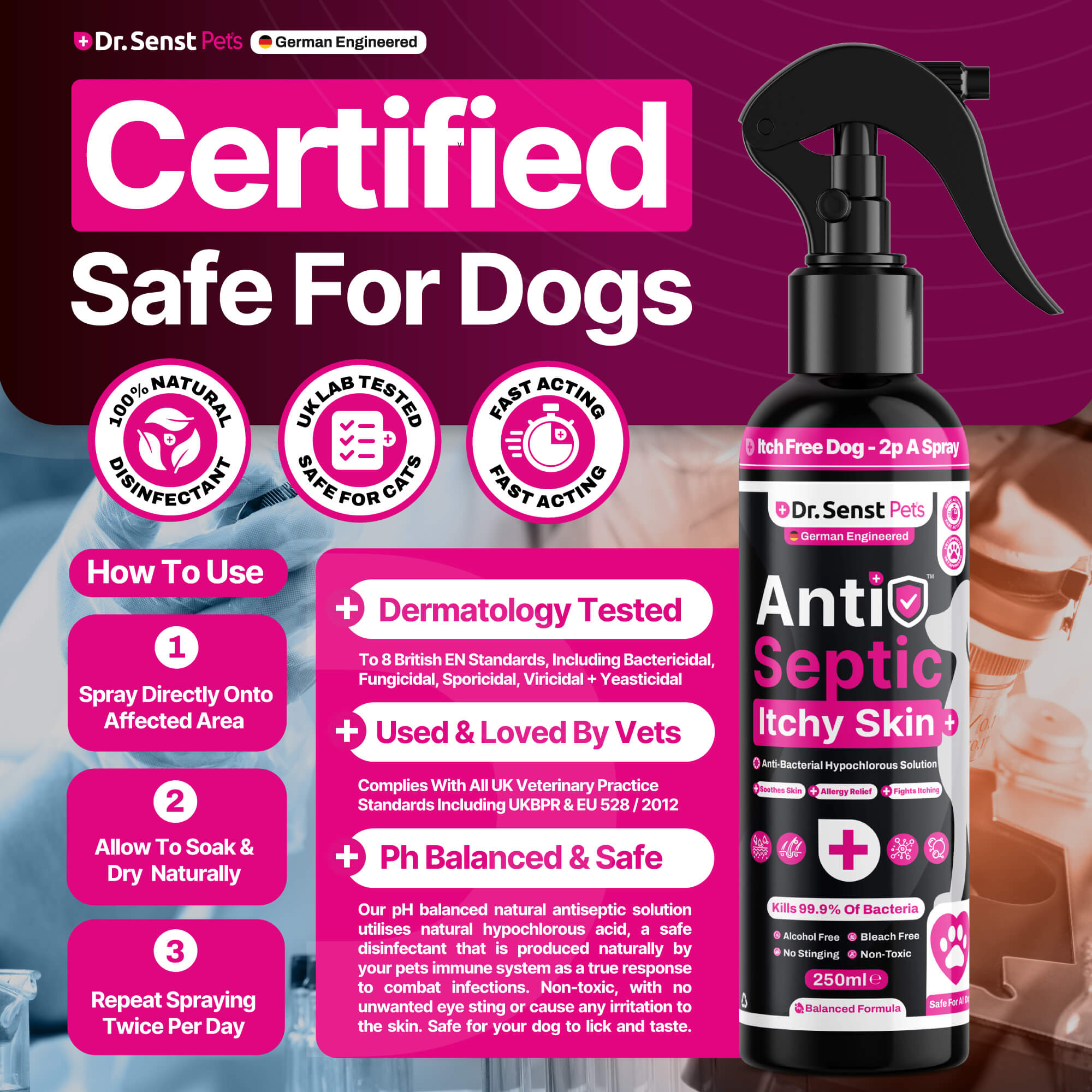 dog antiseptic spray