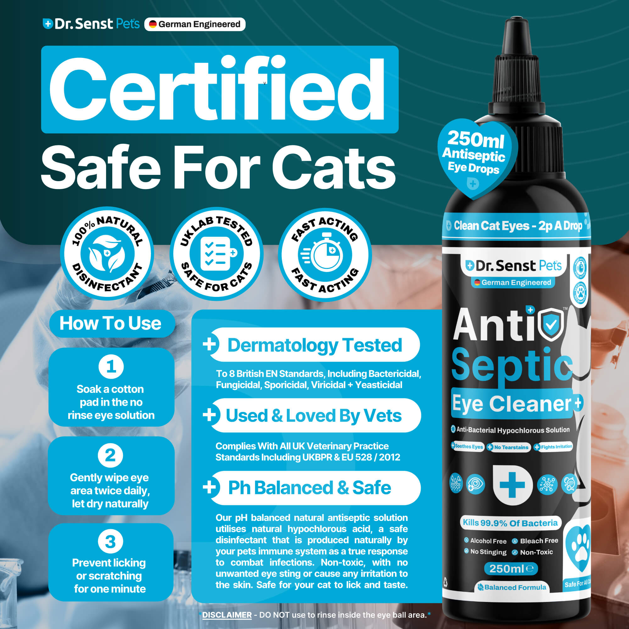 cat eye drops for infection