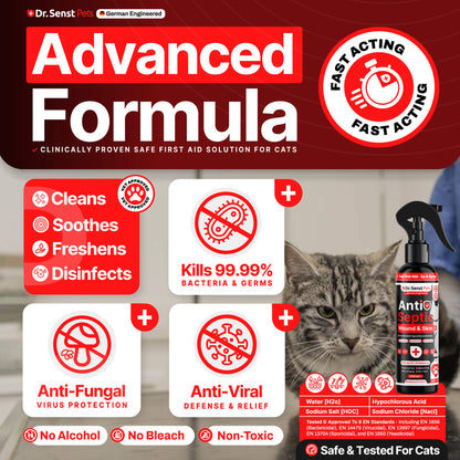 cat spray for cuts and wounds 