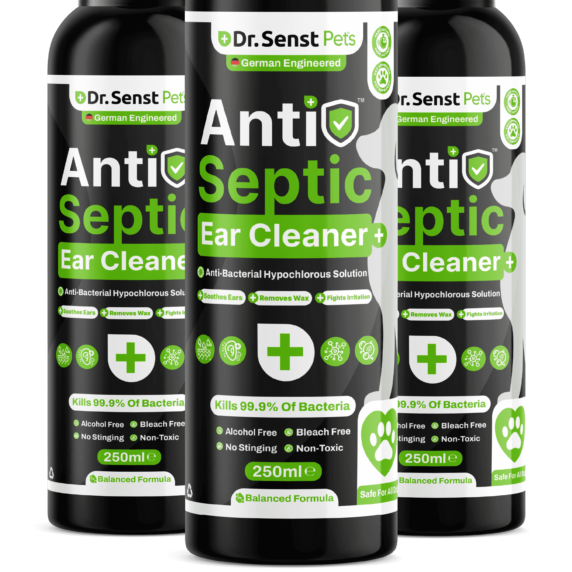 Antiseptic Dog Ear Cleaner Drops