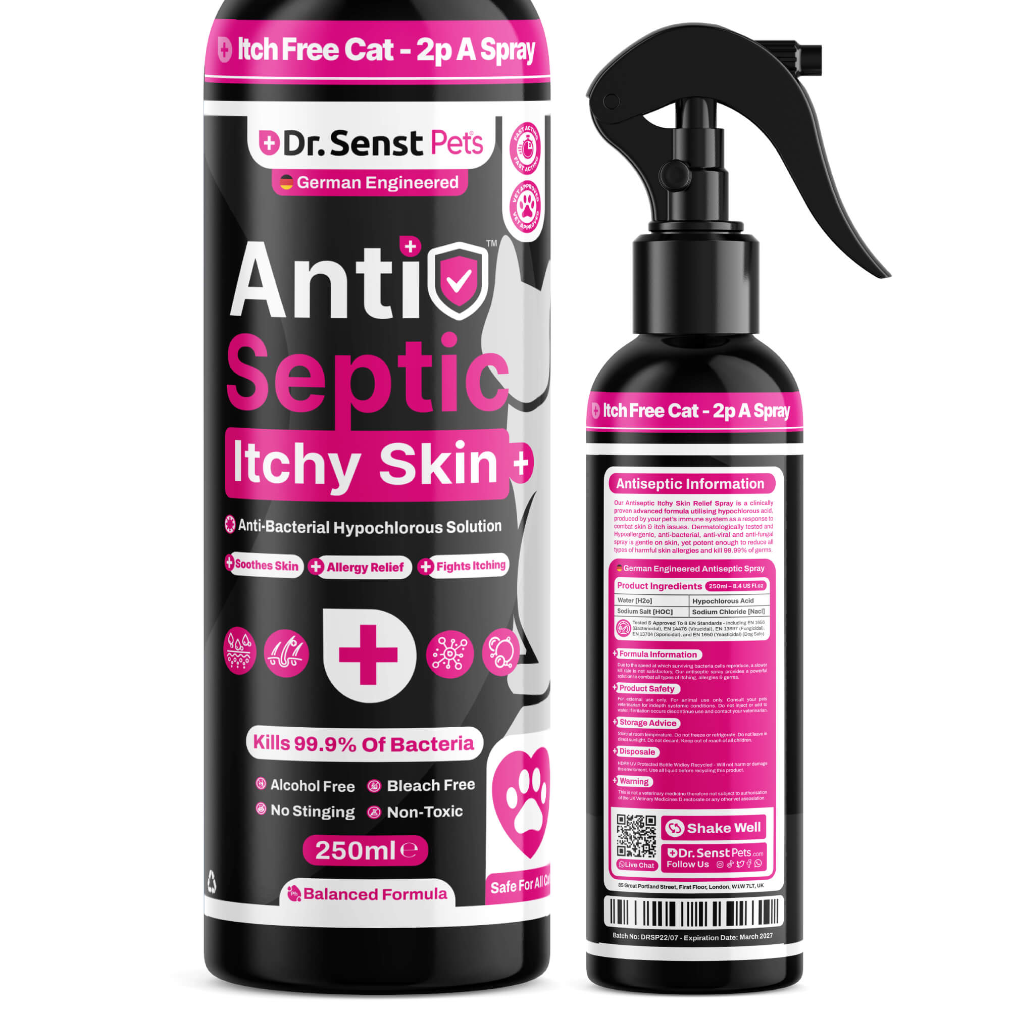 cat itchy skin relief