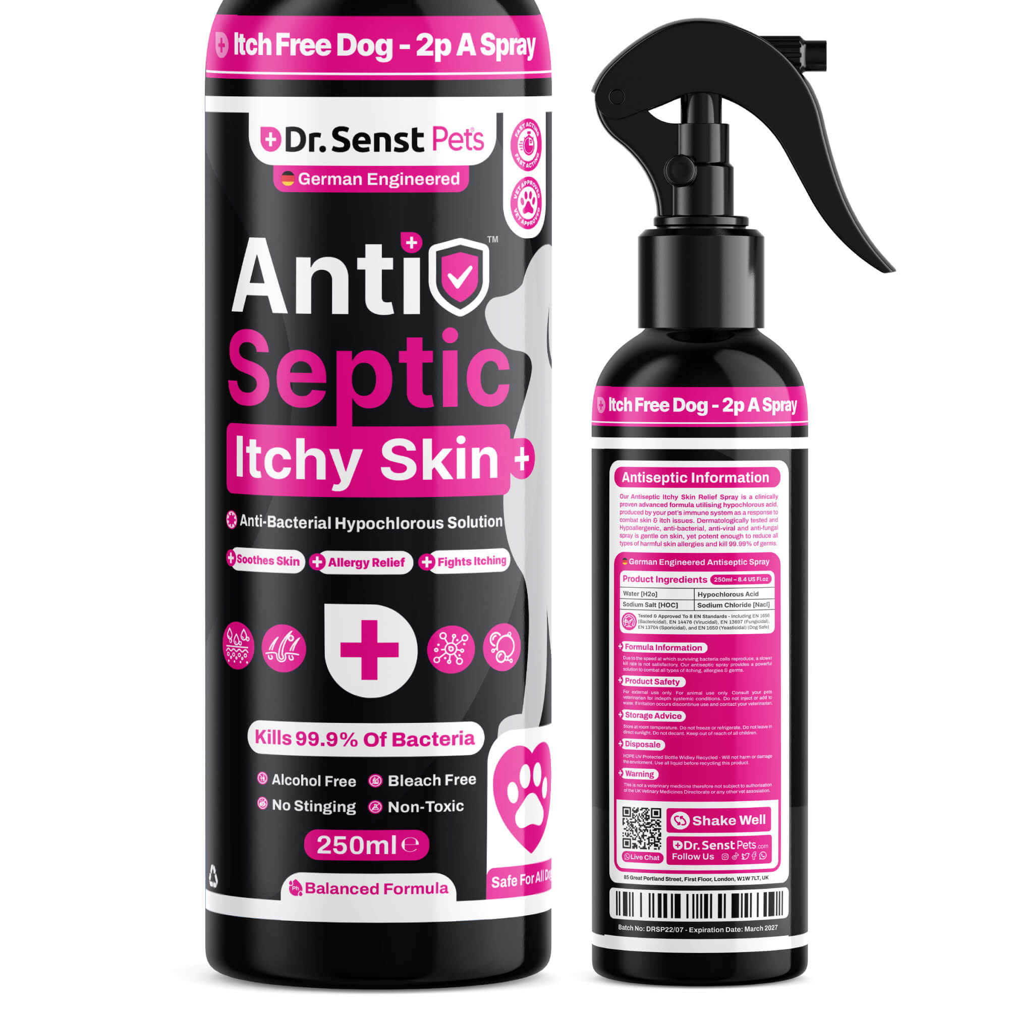 itchy dog skin relief