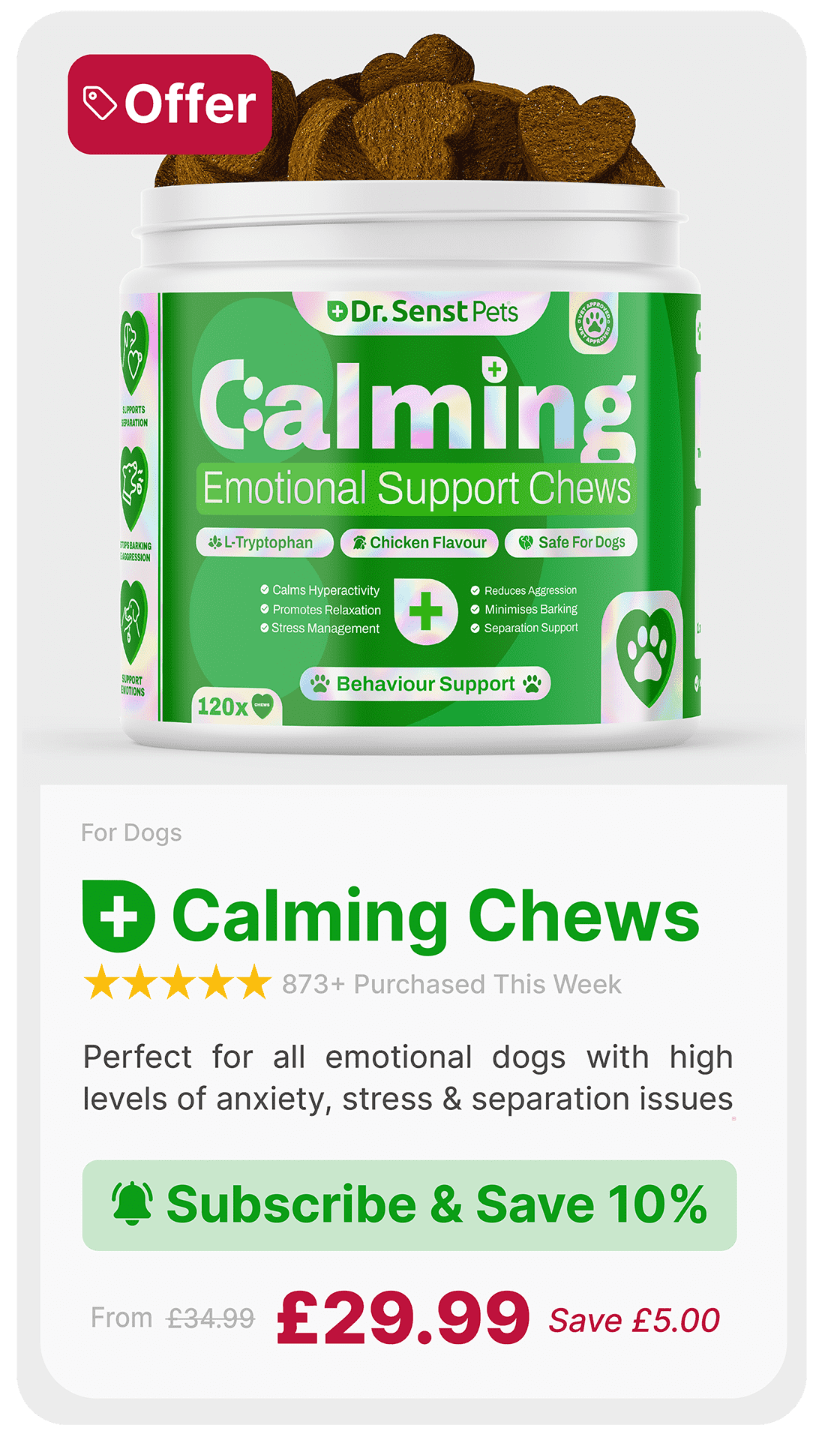 calming dog treats