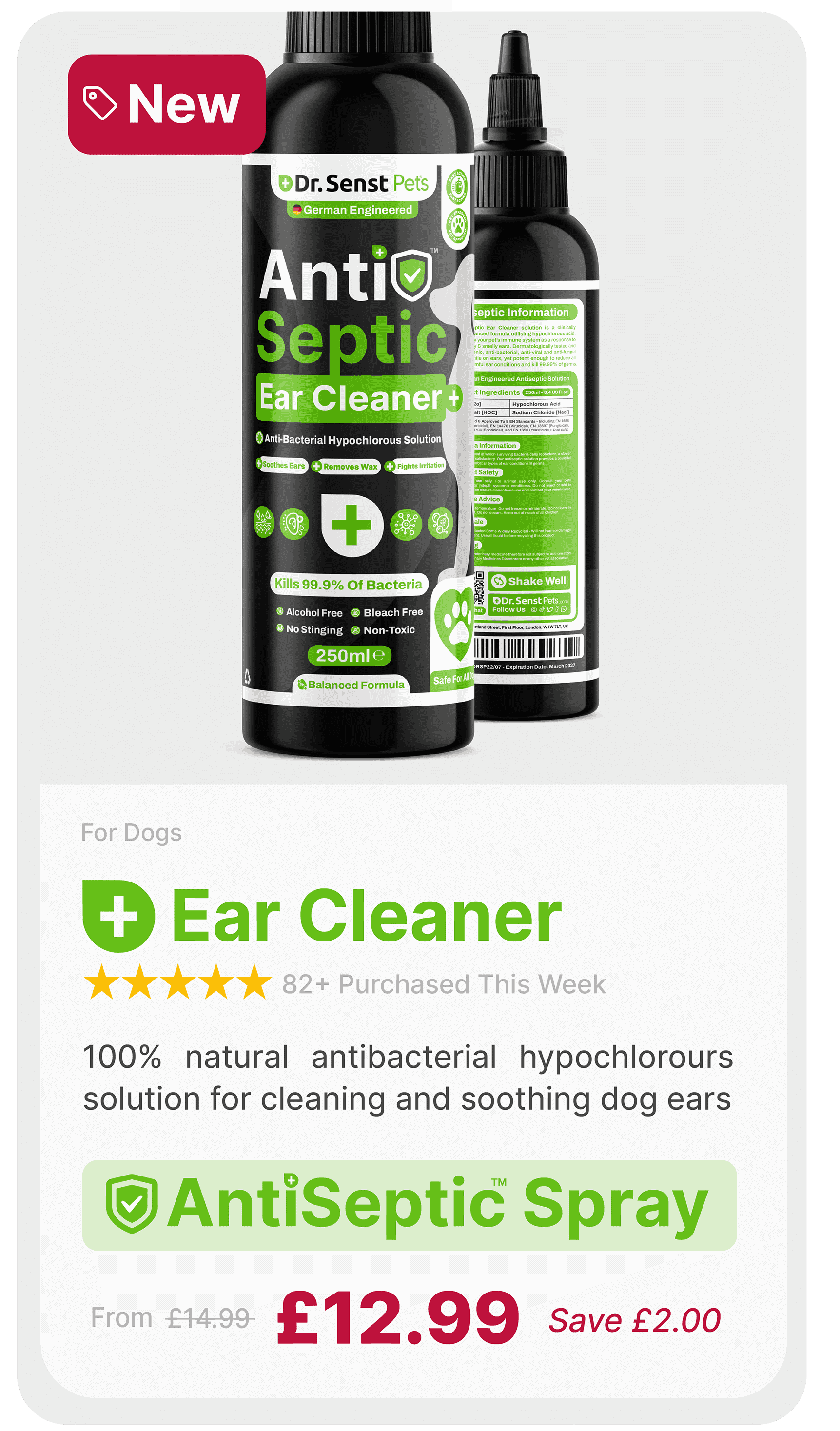 dog ear cleaner drops