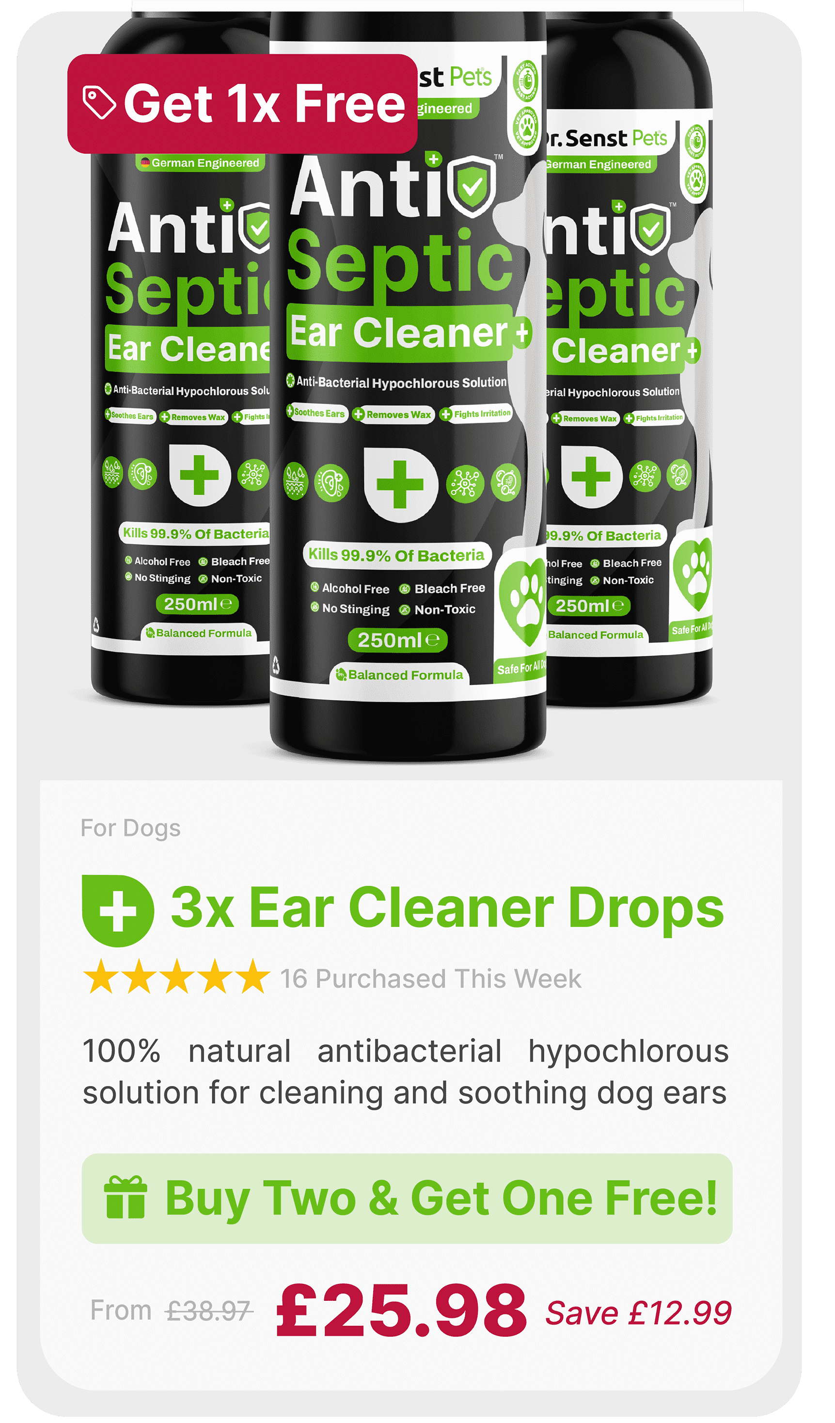 dog ear cleaner multi buy