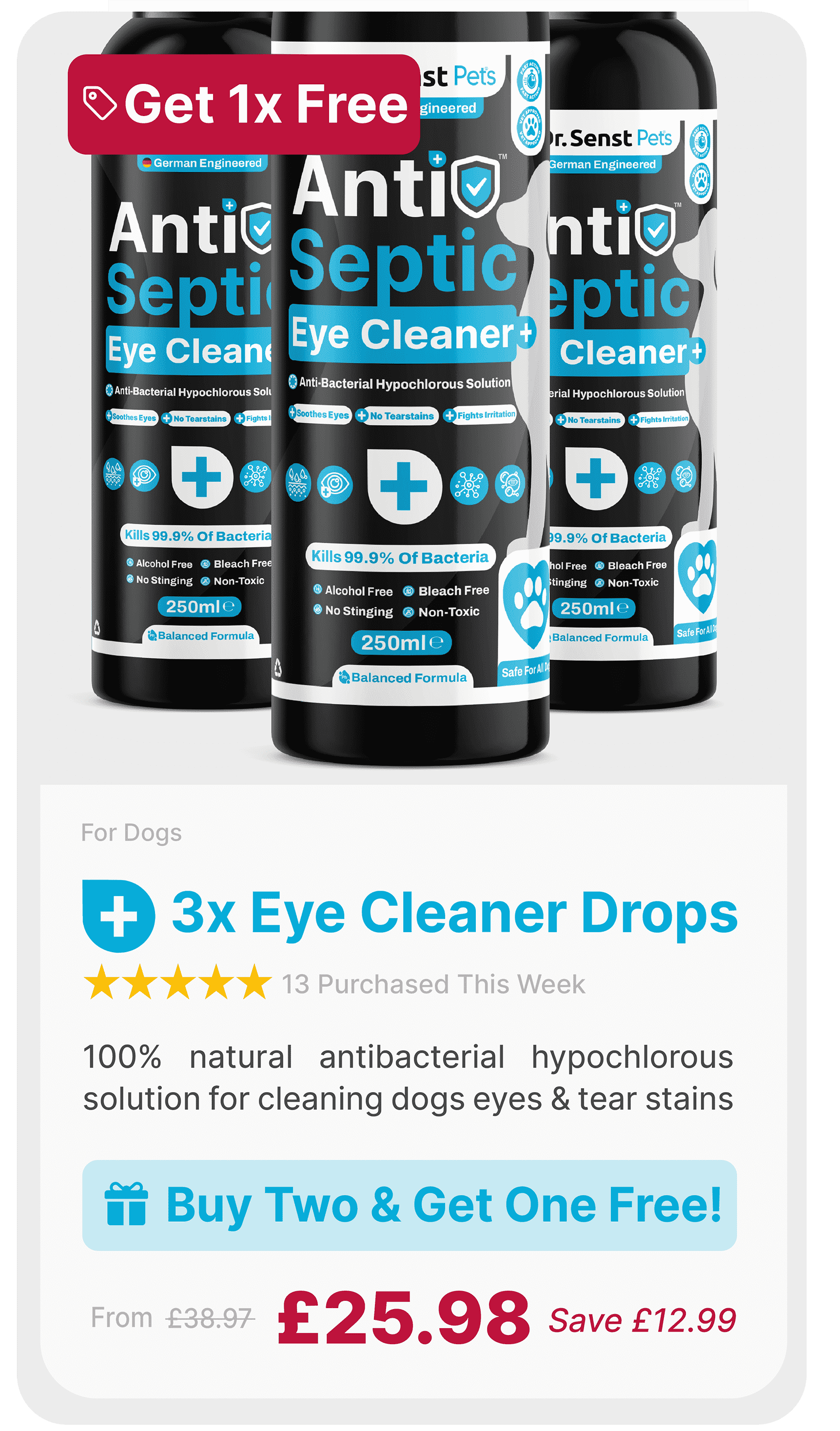 dog eye cleaner multi buy