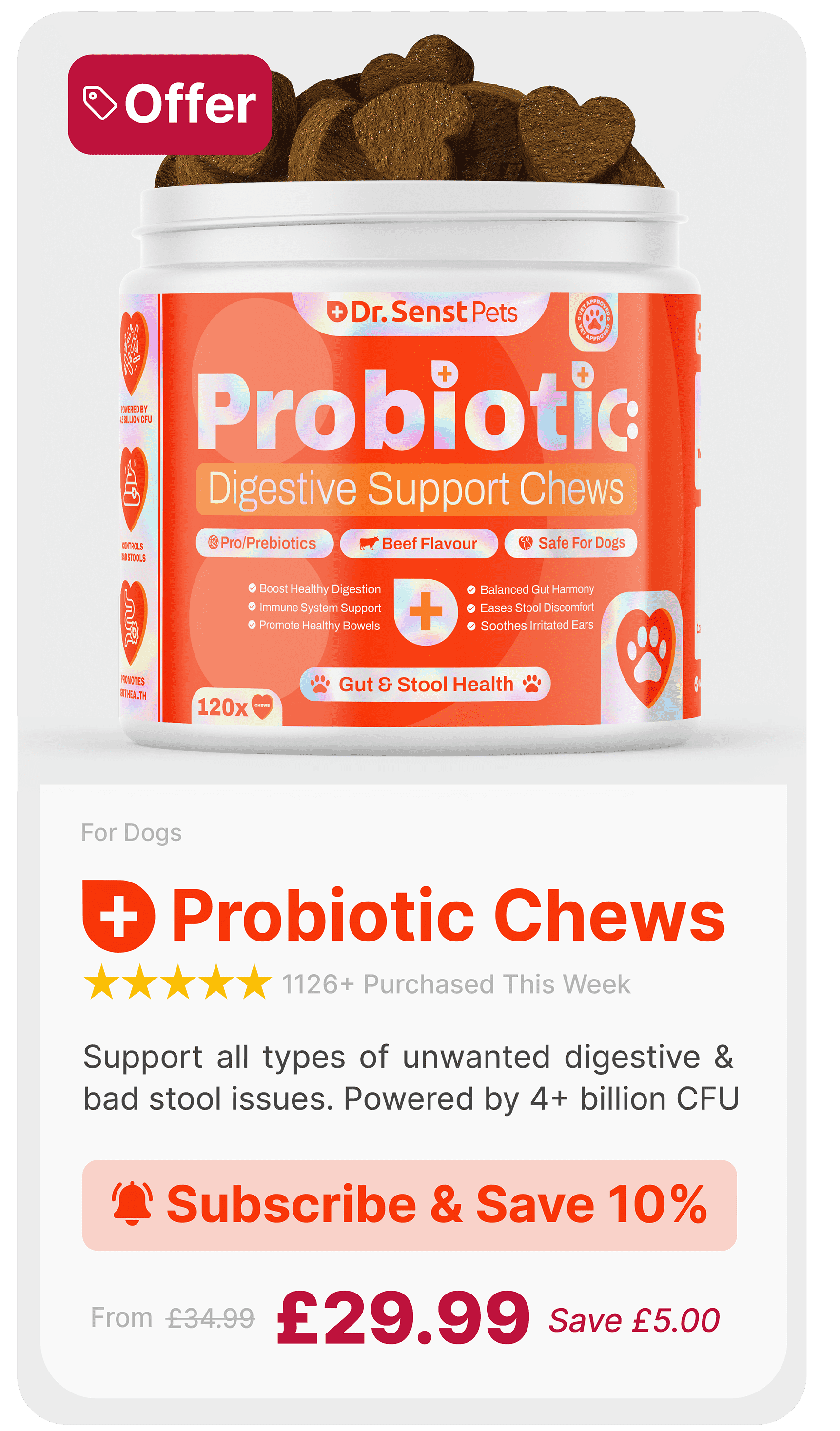 dog probiotics treats uk