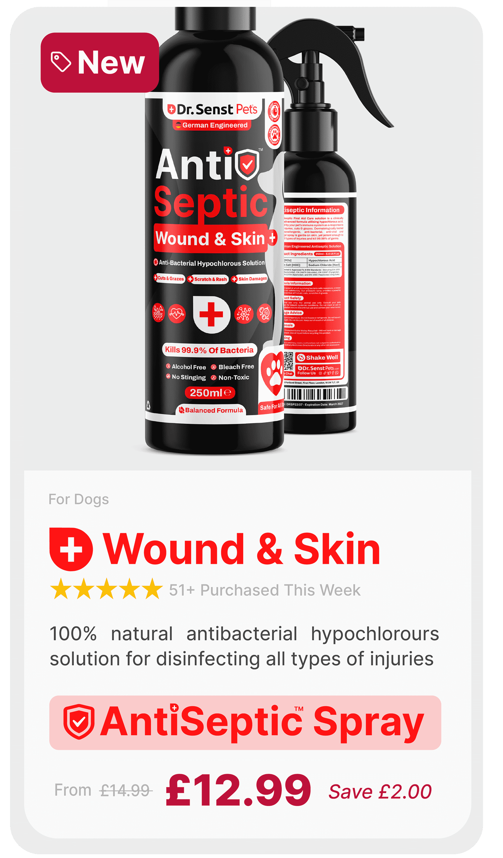 dog wound relief