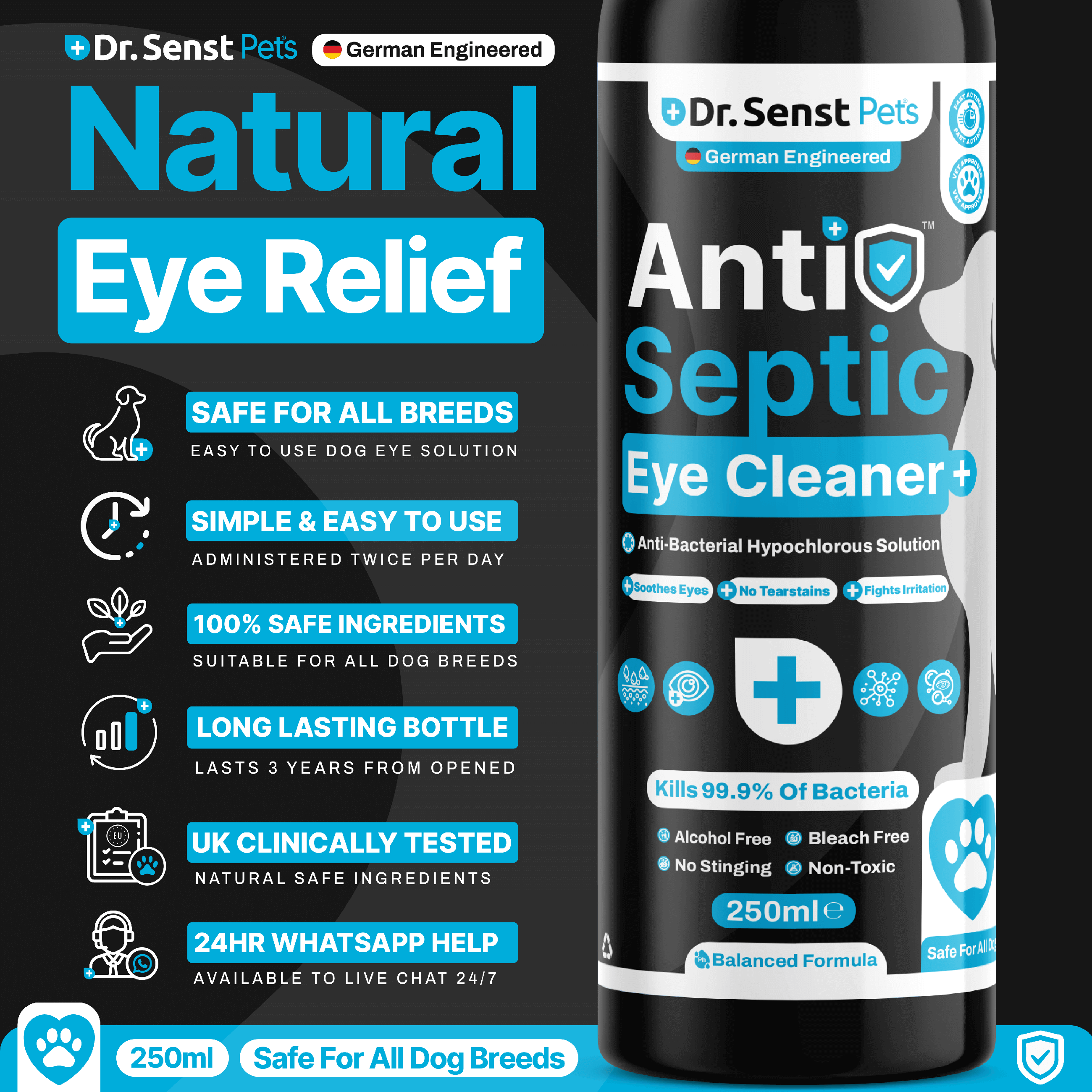 uk dog eye cleaner drops