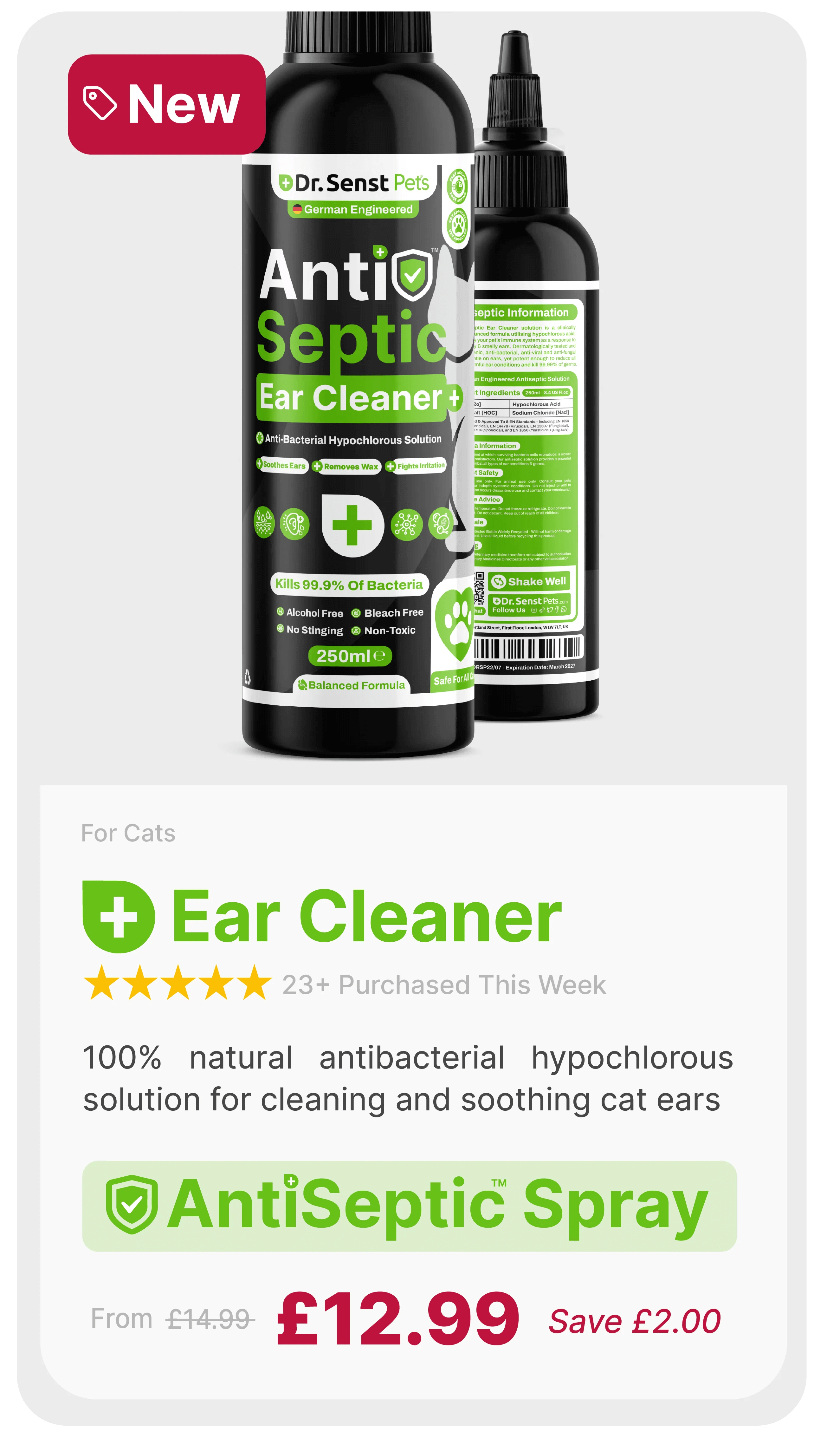 cat ear cleaner drops