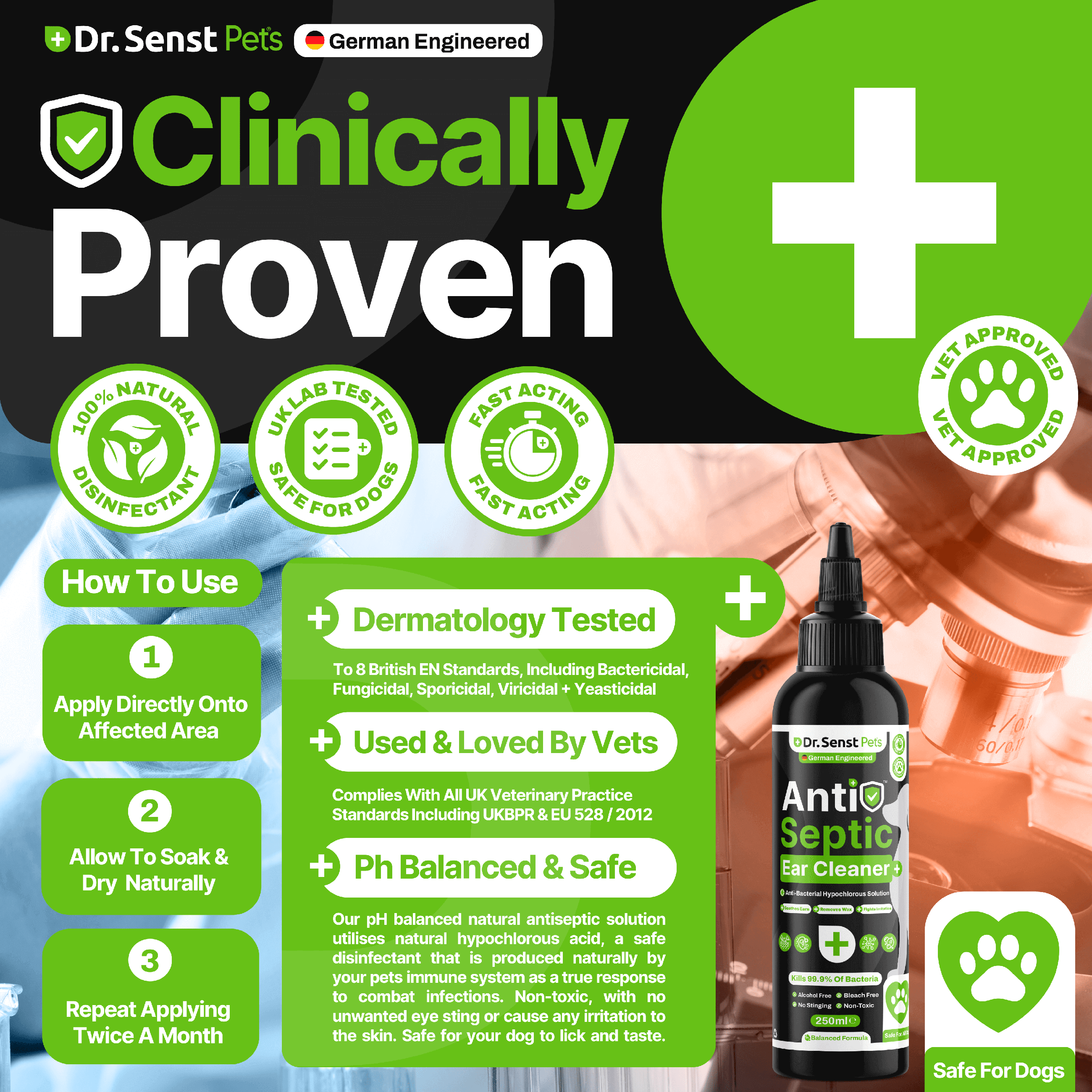 dog ear cleaner relief drops